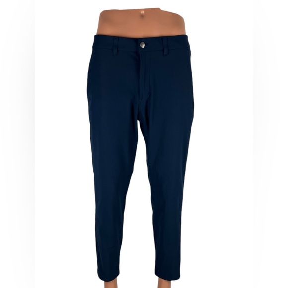 Lululemon Mens 33 Pants Commission Blue lm5af0s Casual Actual Inseam 27” EUC - Picture 2 of 10